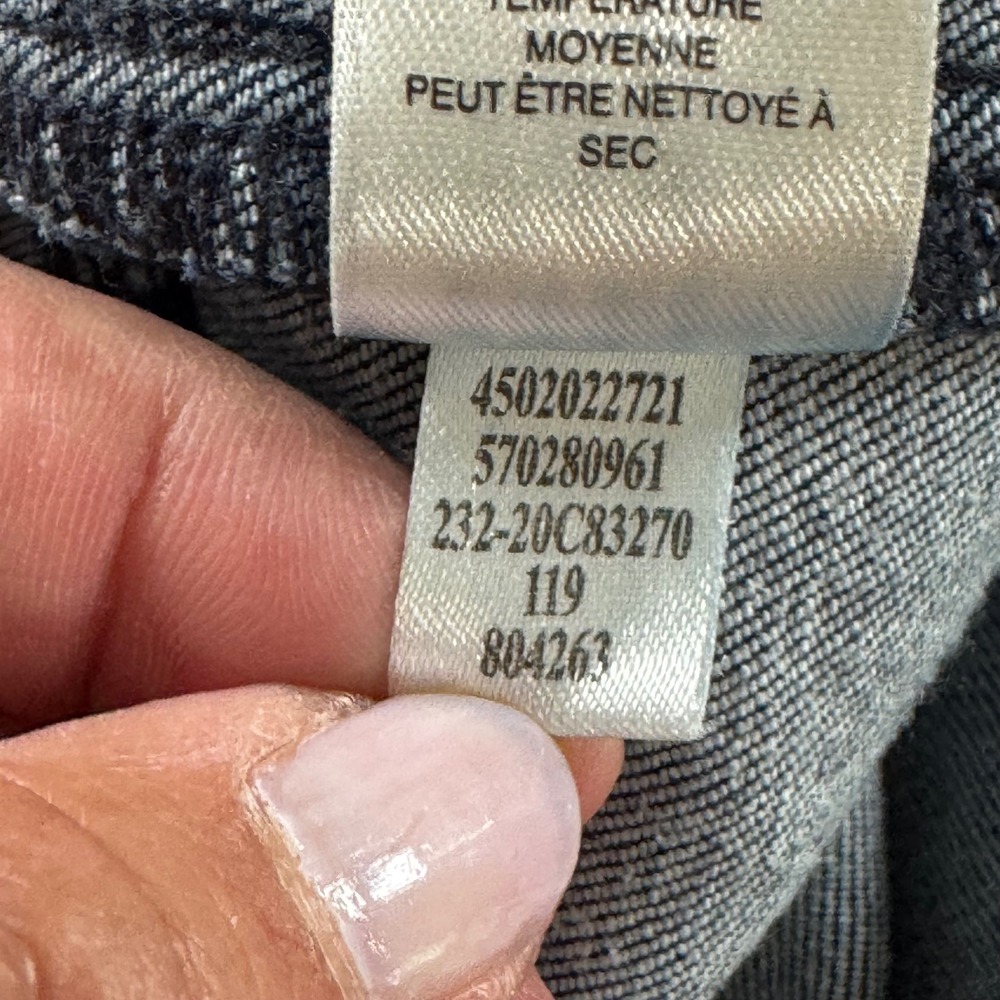 Chico's Perfect Stretch Women's Size 1.5R M/10 Dark Wash Soft Pull On Jeggings - Picture 9 of 10